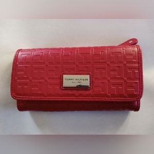 Tommy Hilfiger Red Monogram Wallet
